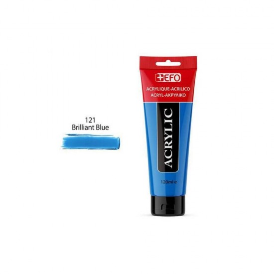 +Efo Acrylic 120ml 121 Brilliant Blue 389121