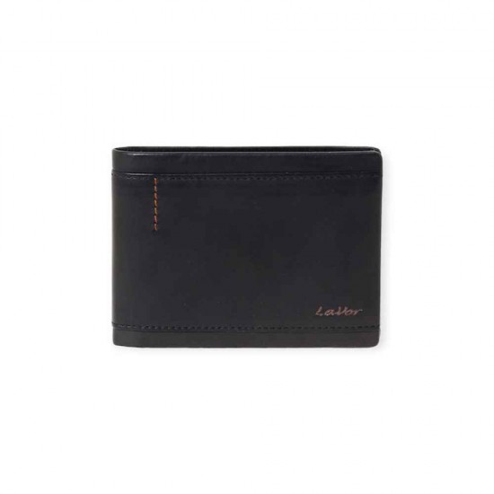 Lavor Δερμάτινο Ανδρικό Πορτοφόλι με RFID Μαύρο 1-6083-BLA
