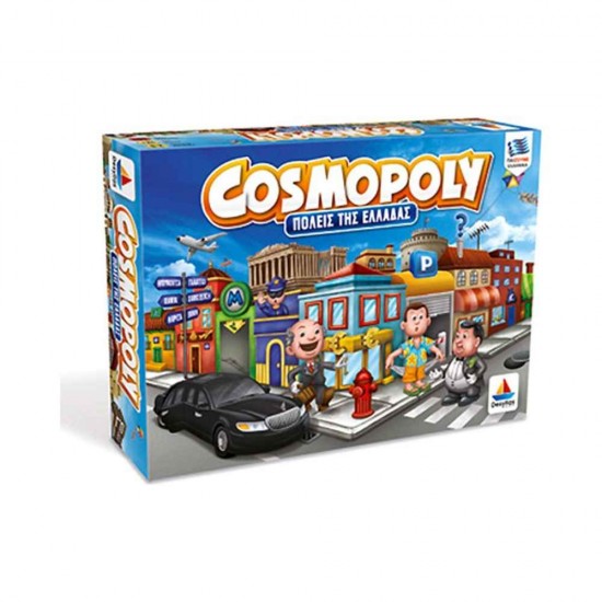 Δεσύλλας Επιτραπέζιο Παιχνίδι Cosmopoly Πόλεις της Ελλάδας για 2-8 Παίκτες 12+ Ετών 100556