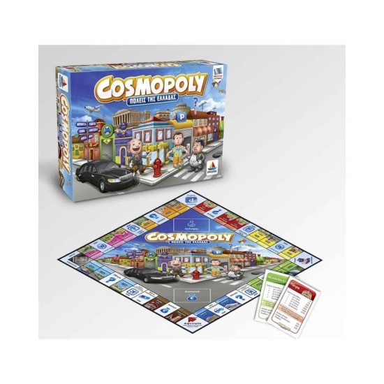 Δεσύλλας Επιτραπέζιο Παιχνίδι Cosmopoly Πόλεις της Ελλάδας για 2-8 Παίκτες 12+ Ετών 100556