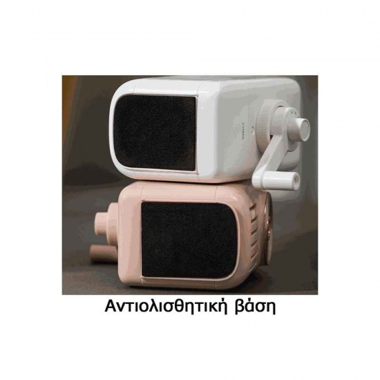 DELI Ξύστρα Επιτραπέζια με Μουσική Πλαστική Φ6.9-8mm 11.2x12x6cm Διάφορα Χρώματα 231.439150