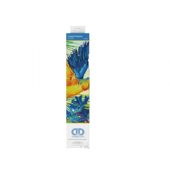 Diamond Dotz Κατασκευή Ψηφιδωτό Καμβάς Blister 41x41cm Τροπικό Μεγαλείο 241.912858