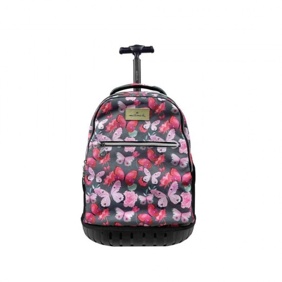 Hallmark Σχολική Τσάντα Τρόλεϊ Δημοτικού Butterfly 30lt 2025 333-38074