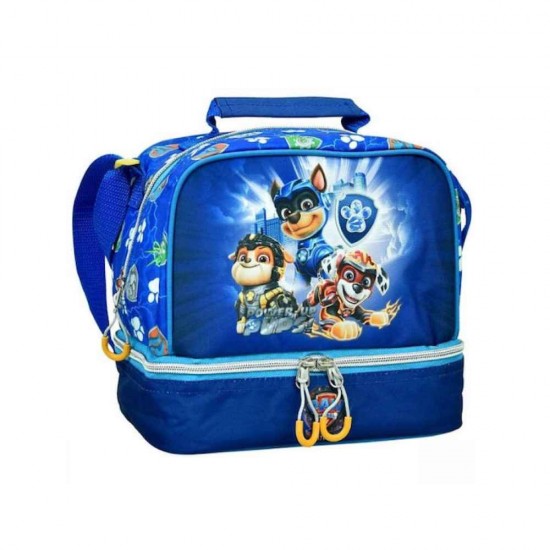 Τσαντάκι Φαγητού Ισοθερμικό Gim Οβάλ Paw Patrol Mighty Movie 334-21220