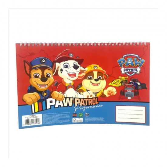 Gim Μπλοκ Ζωγραφικής Paw Patrol 30 Φύλλα Α4 334-68413
