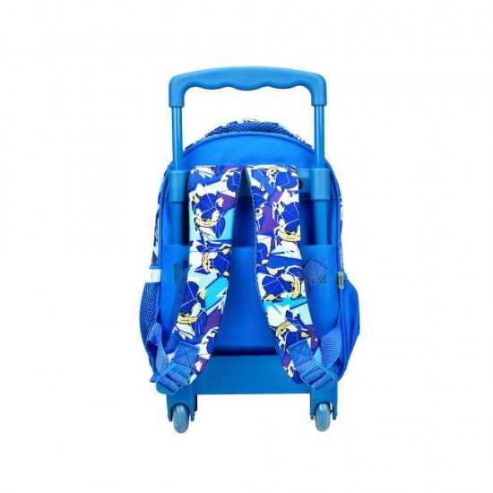Gim Sonic Prime Σχολική Τσάντα Τρόλεϊ Νηπιαγωγείου Πολύχρωμη 15lt 334-84072