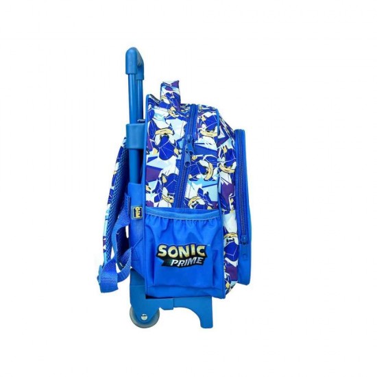 Gim Sonic Prime Σχολική Τσάντα Τρόλεϊ Νηπιαγωγείου Πολύχρωμη 15lt 334-84072