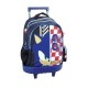 Gim Sonic Classic Σχολική Τσάντα Τρόλεϊ Δημοτικού με Θήκη για Παγούρι Μπλε 27lt 20 x 20 x 35εκ 2026 334-89078