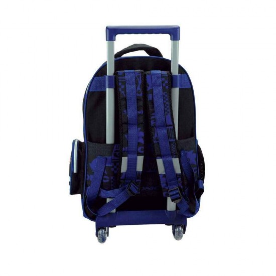 Gim Sonic Classic Σχολική Τσάντα Τρόλεϊ Δημοτικού με Θήκη για Παγούρι Μπλε 27lt 20 x 20 x 35εκ 2026 334-89078