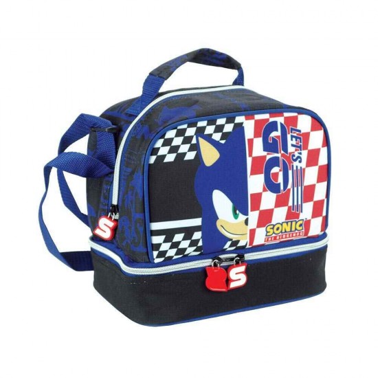 Gim Sonic Classic Σχολική Ισοθερμική Θήκη Φαγητού 5lt Μπλε 20x15x21cm 334-89220