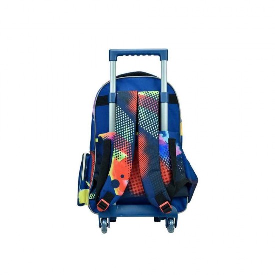 Gim Τσάντα Τρόλεϊ Δημοτικού Spiderman Silver Eyes 337-06074