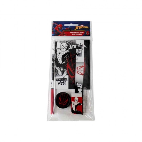 Σετ Σχολικό & Μπλοκάκι Σημειώσεων Spiderman World Webs 337-08755