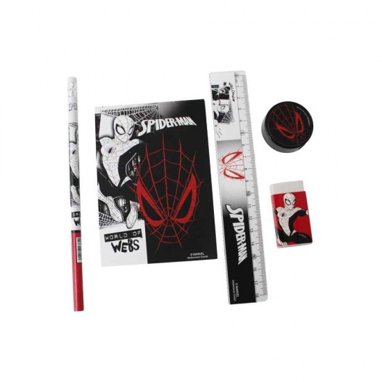 Σετ Σχολικό & Μπλοκάκι Σημειώσεων Spiderman World Webs 337-08755