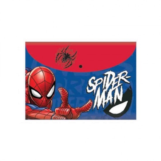 Gim Φάκελος Α4 με Κουμπί Spiderman PP Evergreen 337-11580