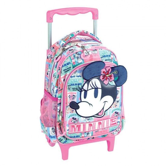 Gim Minnie Σχολική Τσάντα Τρόλεϊ Νηπιαγωγείου με Θήκη για Παγούρι Πολύχρωμη 12lt 15 x 15 x 25εκ 2026 340-06072