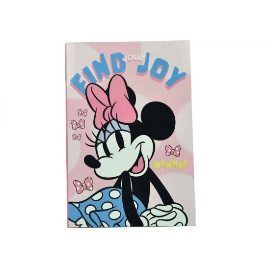 Τετράδιο Καρφίτσα 17x24 40 φύλλων Minnie Gim 340-38400