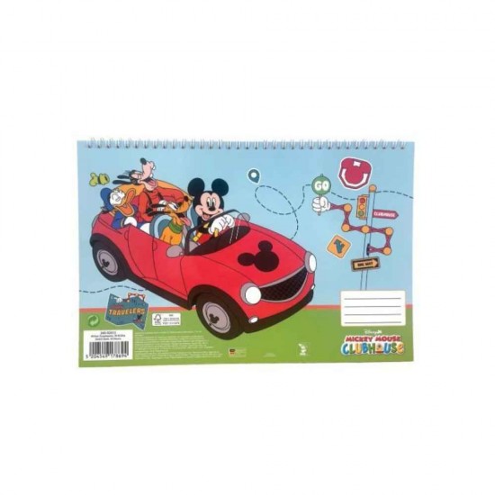 Gim Μπλοκ Ζωγραφικής Α4 30 Φύλλων Mickey 340-92413
