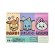 Gim Μπλόκ Ζωγραφικής 23x33  Disney Animals 40 Φύλλα με Αυτοκόλλητα 341-22416