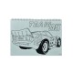 Μπλοκ Ζωγραφικής Gim 40 Φύλλα 23x33cm + Stickers Cars 341-36416