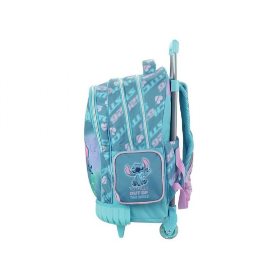 Gim Stitch Σχολική Τσάντα Τρόλεϊ Δημοτικού Stitch Brush It Out 27lt 20 x 18 x 35εκ 342-03078