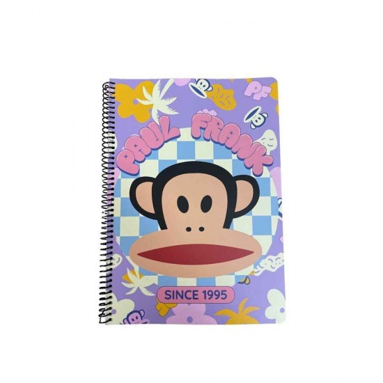 Τετράδιο Σπιραλ Bmu Paul Frank Α4 2θεμ 70φ 1995-logo Girl 346-86440