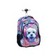 Back Me Up Love Dog Σχολική Τσάντα Τρόλεϊ Δημοτικού 30lt 357-16074