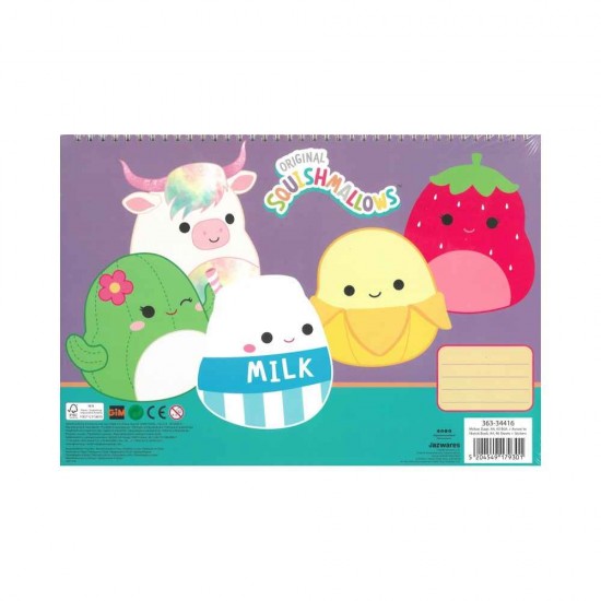 Gim Μπλοκ Ζωγραφικής 23χ33 40 Φύλλα Stickers Squishmallow 363-34416