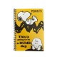 Back Me Up Σπιράλ Τετράδιο Ριγέ Β5 70 Φύλλων 2 Θεμάτων Peanuts Καφέ 365-06402