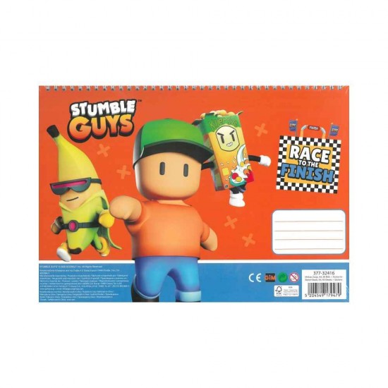 Gim Μπλοκ Ζωγραφικής Stumble Guys A4 21x29.7cm 377-32416