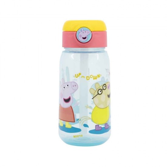 Stor Πλαστικό Παγούρι με Καλαμάκι Peppa Pig Πολύχρωμο 510ml 530-13952