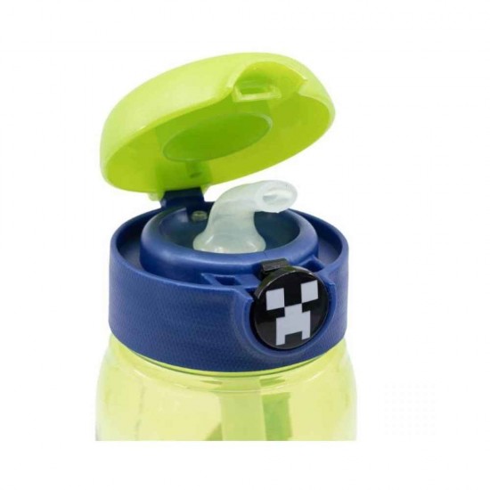 Stor Πλαστικό Παγούρι με Καλαμάκι Minecraft  Πολύχρωμο 510ml 530-40442