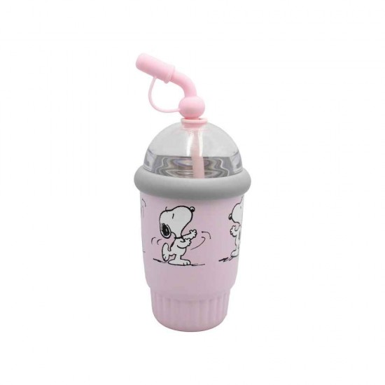 Back Me Up Peanuts Παιδικό Παγούρι Θερμός με Καλαμάκι 400ml 555-84196