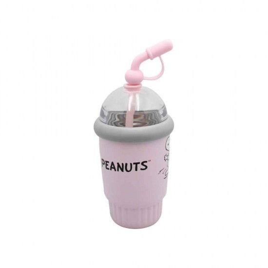 Back Me Up Peanuts Παιδικό Παγούρι Θερμός με Καλαμάκι 400ml 555-84196