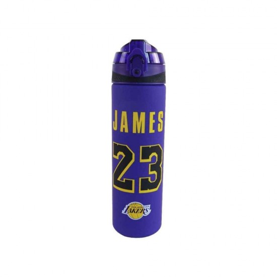 Back Me Up Παιδικό Παγούρι NBA James Πλαστικό με Καλαμάκι 700ml 558-46214