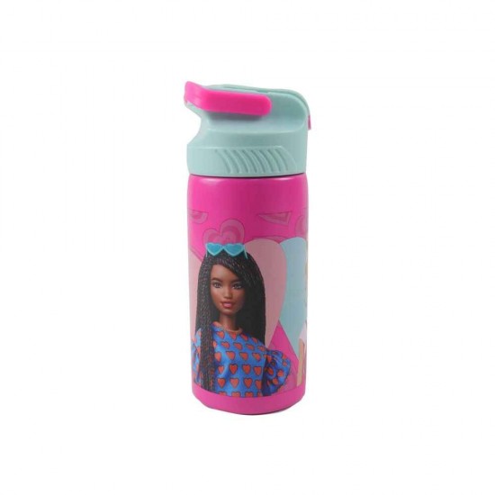 Gim Παγούρι Ανοξείδωτο με Καλαμάκι Barbie 500ml 571-20245