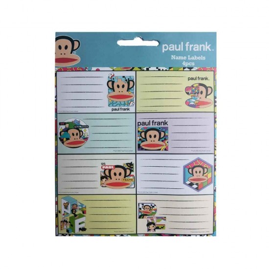 Back Me Up Ετικέτες Τετραδίων Paul Frank 32τμχ 775-28346