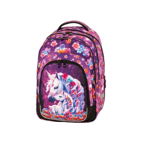 Polo Growly Unicorn Σχολική Τσάντα Πλάτης Δημοτικού Πολύχρωμη 25lt 2025 901058-8360