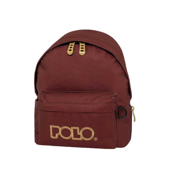 Polo Mini Σχολική Τσάντα Πλάτης Νηπιαγωγείου Μπορντό 7.5lt 2025 901067-3576