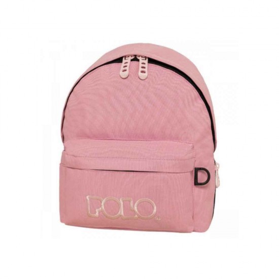 Polo Mini Σχολική Τσάντα Πλάτης Νηπιαγωγείου Ροζ 7.5lt 2025 901067-3938