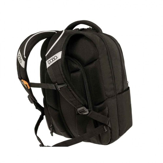 Polo Σχολική Τσάντα Πλάτης Wonder Black 901076-2000