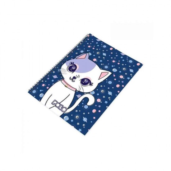 Polo Τετράδιο 2 Θεμάτων B5 Spiral Design Space Cat 17x25 919001-8348