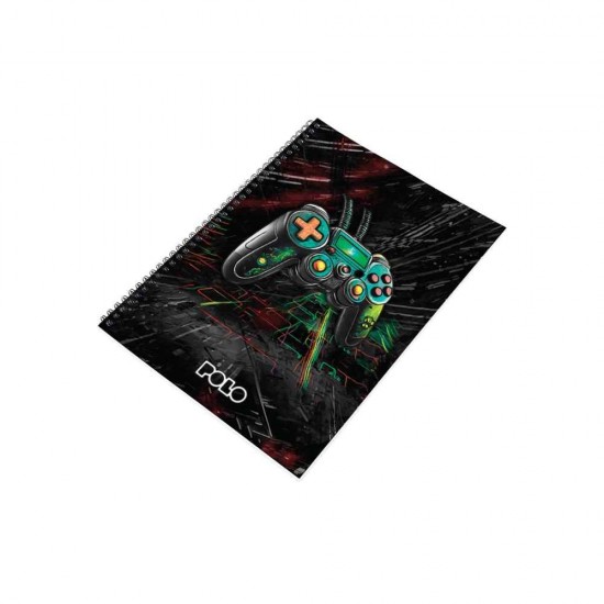 Polo Τετράδιο 2 Θεμάτων B5 Spiral Design Gamepad 17x25 919001-8358