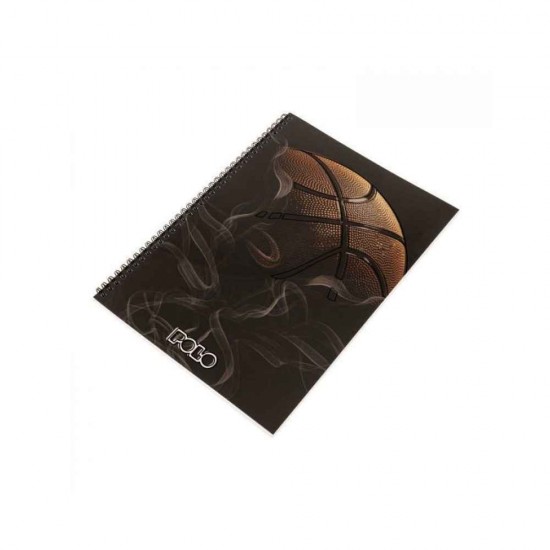 Polo Τετράδιο 2 Θεμάτων B5 Spiral Design Basket 17x25 919001-8380