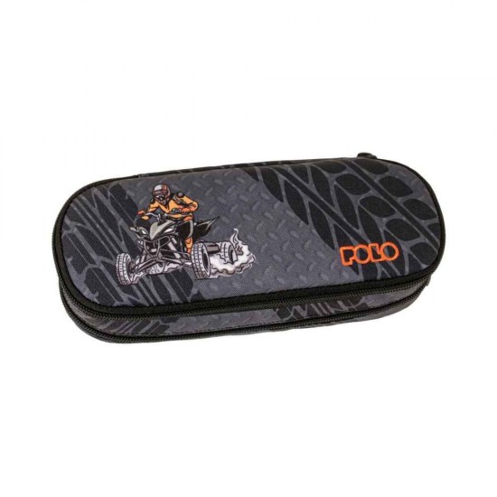Polo Fusion Κασετίνα Διπλή Υφασμάτινη Μαύρη 937077-8431