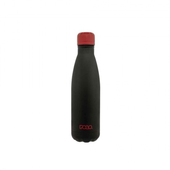 Polo Μπουκάλι Θερμός Ανοξείδωτο 500ml Black Red 949004-2033