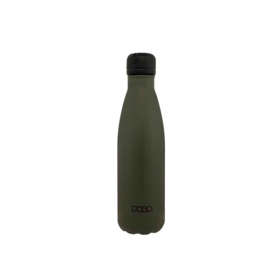 Polo Μπουκάλι Θερμός Ανοξείδωτο 500ml Grey Black 949004-2620