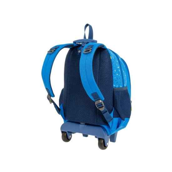 Polo Junior Fizz Σχολική Τσάντα Τρόλεϊ Νηπιαγωγείου Μπλε με Θήκη για Παγούρι 12lt 2026 965001-8448