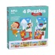 Παιδικό Puzzle The 4 Seasons 16pcs για 3+ Ετών Apli Kids AP-17895