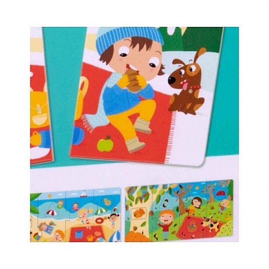 Παιδικό Puzzle The 4 Seasons 16pcs για 3+ Ετών Apli Kids AP-17895