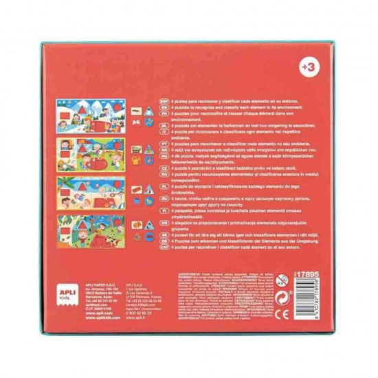 Παιδικό Puzzle The 4 Seasons 16pcs για 3+ Ετών Apli Kids AP-17895
